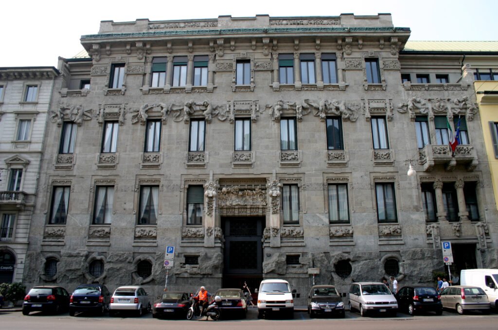 Palazzo Castiglioni by Giuseppe Sommaruga on Corso Venezia, Milan