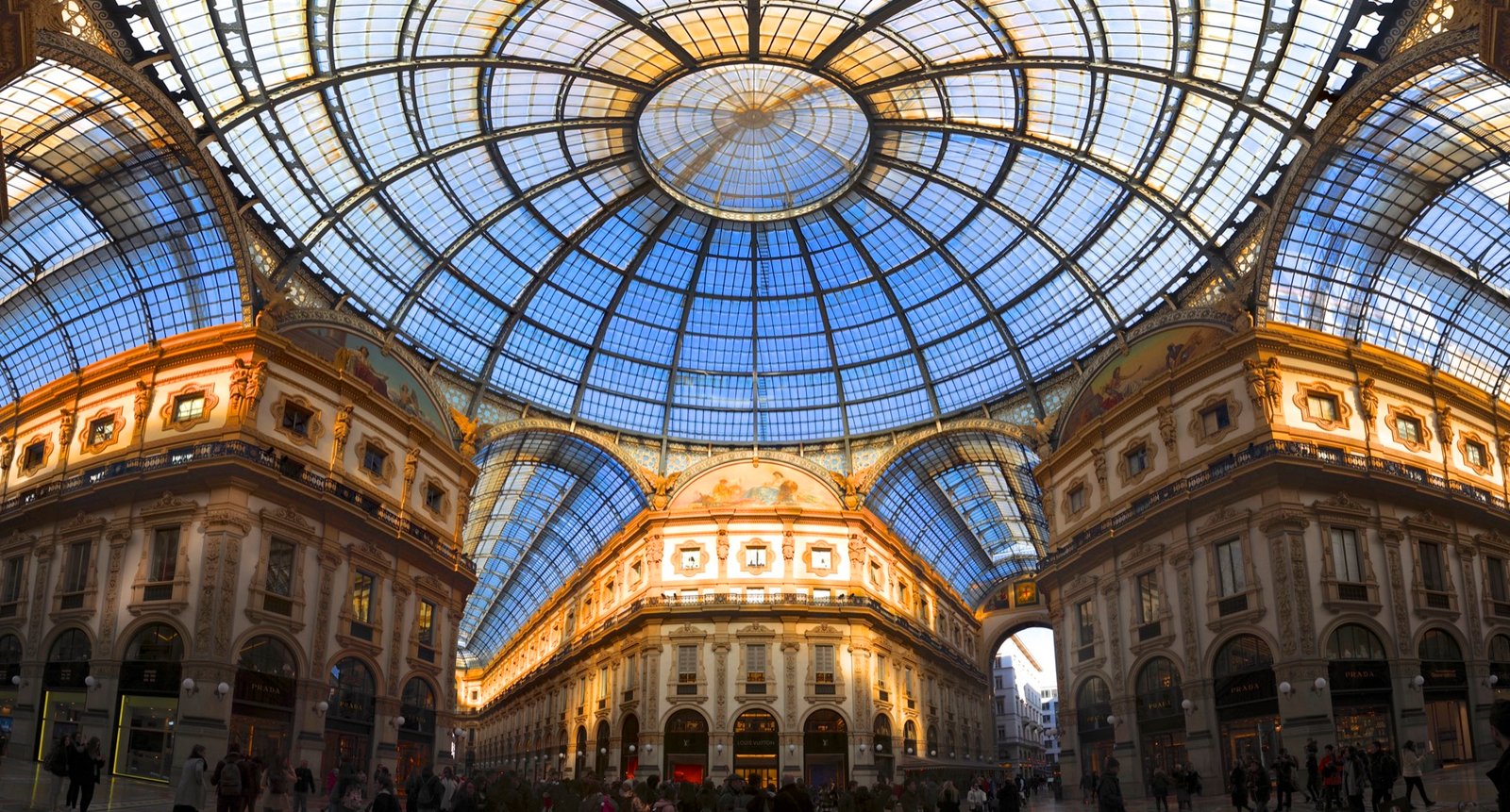 Galleria Vittorio Emanuele II, Milan — glass-vaulted arcade
